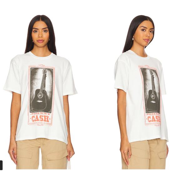 Daydreamer Tops - DAYDREAMER NWT Johnny Cash Guitar Weekend Graphic Tee // L